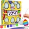Dan&Darci Egg Squishy Painting Kit - Arts and Crafts for Girls and Boys - Kids Easter Art Activities - Craft Gift for Kids - Paint 6 Slow Rising Squishies